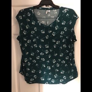 Elle Green Sleeveless Top Size XL